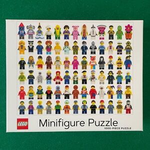 Lego Minifigure 1000 Piece Jigsaw Puzzle - Complete